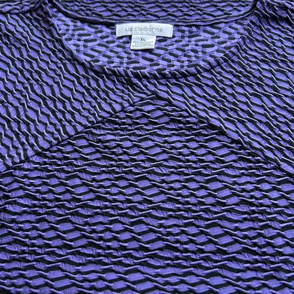 Liz Claiborne Women’s Tank Top XL NWOT 🥰Very Unique 😍 Textured Beautiful 🤩 - Picture 10 of 10